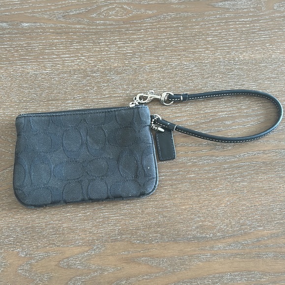 Coach black wristlet - Picture 2 of 2